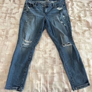 Distressed Torrid Skinny Jeans